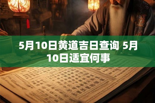 5月10日黄道吉日查询 5月10日适宜何事