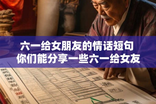 六一给女朋友的情话短句 你们能分享一些六一给女友的情话短句吗