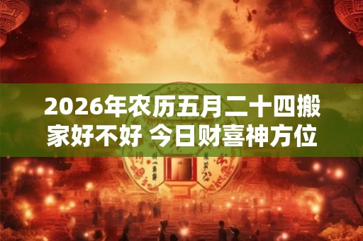 2026年农历五月二十四搬家好不好 今日财喜神方位 2026年农历五月二十四搬家好不好 今日财喜神方位