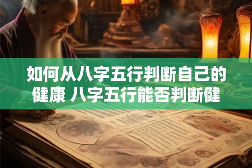 如何从八字五行判断自己的健康 八字五行能否判断健康