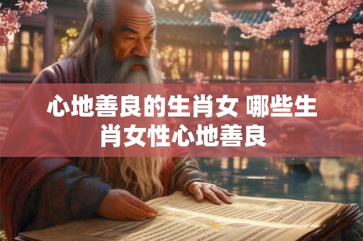 心地善良的生肖女 哪些生肖女性心地善良