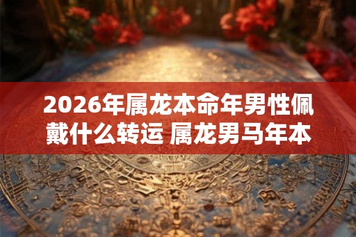 2026年属龙本命年男性佩戴什么转运 属龙男马年本命年注意事项