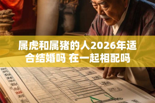 属虎和属猪的人2026年适合结婚吗 在一起相配吗
