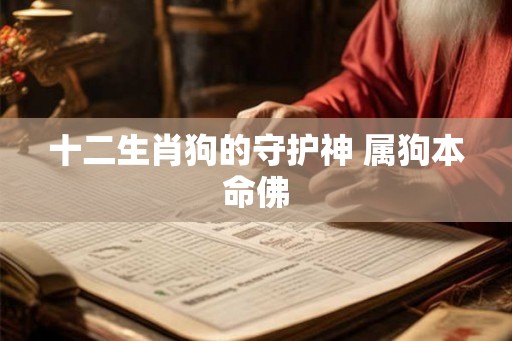 十二生肖狗的守护神 属狗本命佛 十二生肖狗的守护神 属狗本命佛