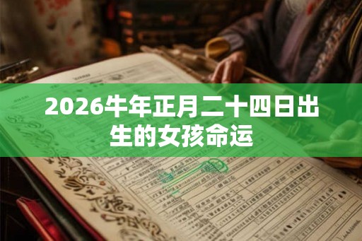 2026牛年正月二十四日出生的女孩命运
