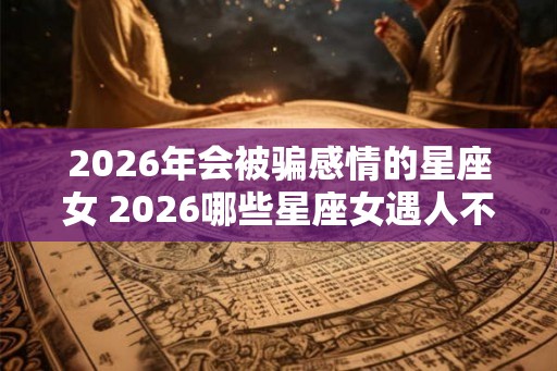 2026年会被骗感情的星座女 2026哪些星座女遇人不淑 2026年会被骗感情的星座女 2026哪些星座女遇人不淑