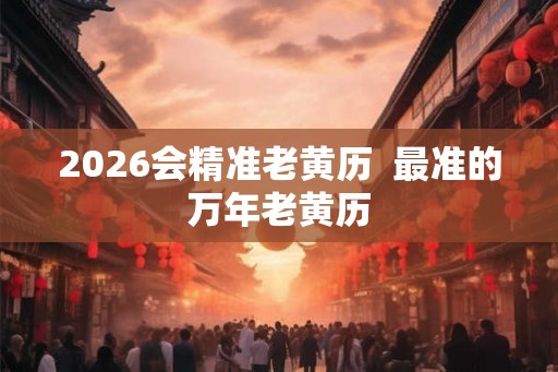 2026会精准老黄历 最准的万年老黄历 2026会精准老黄历 最准的万年老黄历