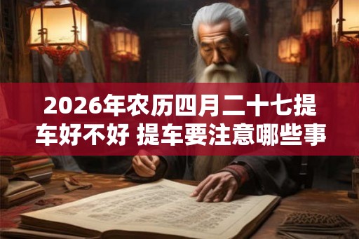 2026年农历四月二十七提车好不好 提车要注意哪些事项