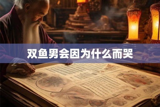 双鱼男会因为什么而哭