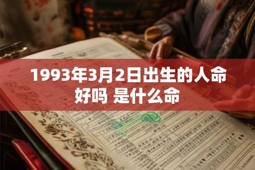 1993年3月2日出生的人命好吗 是什么命