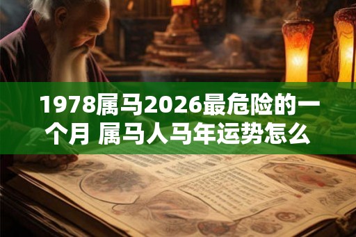 1978属马2026最危险的一个月 属马人马年运势怎么样