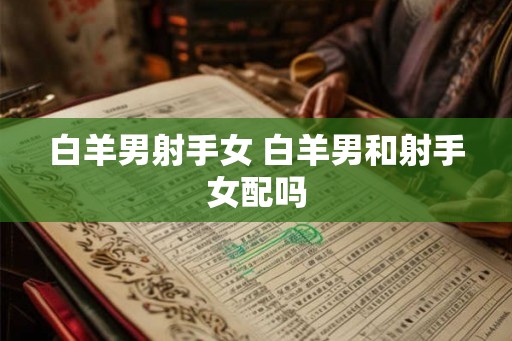 白羊男射手女 白羊男和射手女配吗