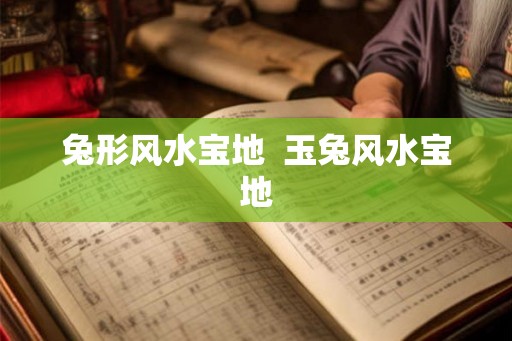 兔形风水宝地  玉兔风水宝地