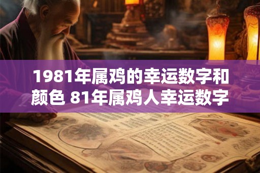 1981年属鸡的幸运数字和颜色 81年属鸡人幸运数字和颜色