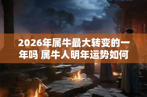 2026年属牛最大转变的一年吗 属牛人明年运势如何