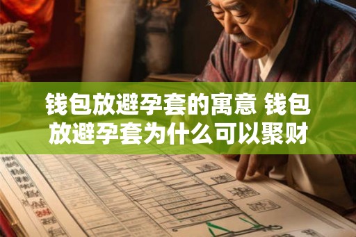 钱包放避孕套的寓意 钱包放避孕套为什么可以聚财