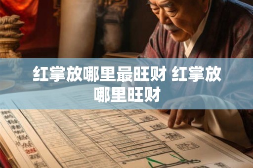 红掌放哪里最旺财 红掌放哪里旺财