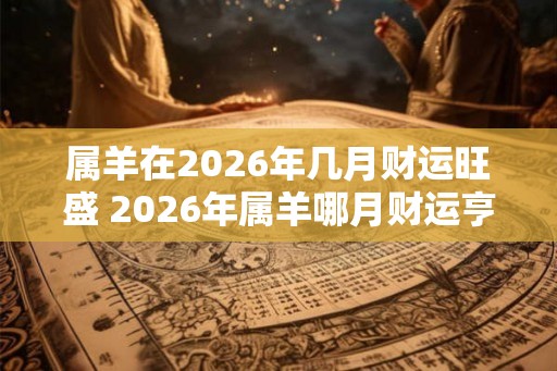 属羊在2026年几月财运旺盛 2026年属羊哪月财运亨通