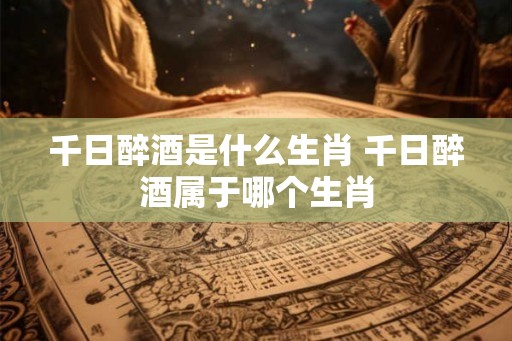 千日醉酒是什么生肖 千日醉酒属于哪个生肖