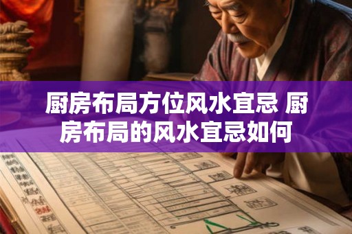 厨房布局方位风水宜忌 厨房布局的风水宜忌如何