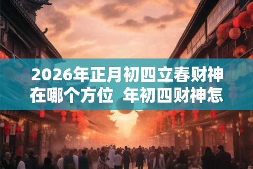 2026年正月初四立春财神在哪个方位  年初四财神怎么接