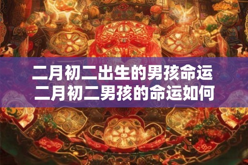 二月初二出生的男孩命运 二月初二男孩的命运如何