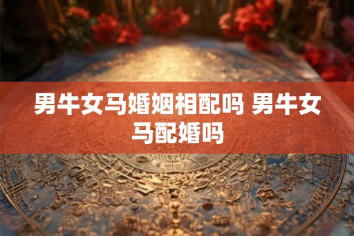 男牛女马婚姻相配吗 男牛女马配婚吗 男牛女马婚姻相配吗 男牛女马配婚吗