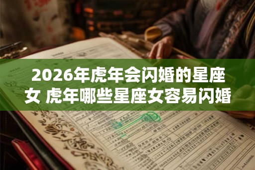 2026年虎年会闪婚的星座女 虎年哪些星座女容易闪婚