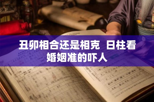 丑卯相合还是相克  日柱看婚姻准的吓人