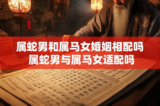 属蛇男和属马女婚姻相配吗 属蛇男与属马女适配吗