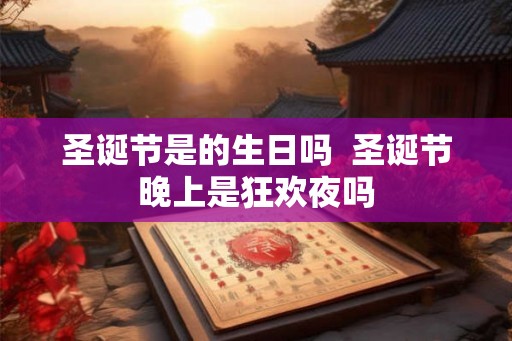圣诞节是的生日吗 圣诞节晚上是狂欢夜吗 圣诞节是的生日吗 圣诞节晚上是狂欢夜吗