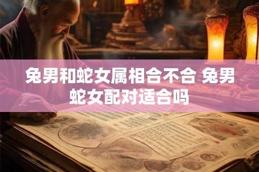 兔男和蛇女属相合不合 兔男蛇女配对适合吗