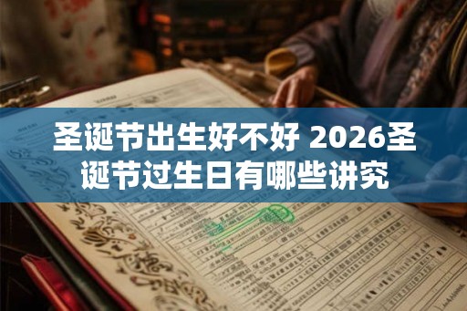 圣诞节出生好不好 2026圣诞节过生日有哪些讲究
