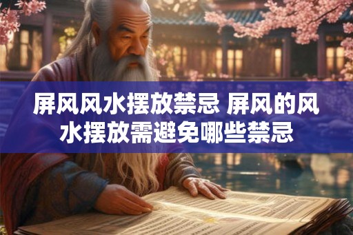屏风风水摆放禁忌 屏风的风水摆放需避免哪些禁忌 屏风风水摆放禁忌 屏风的风水摆放需避免哪些禁忌