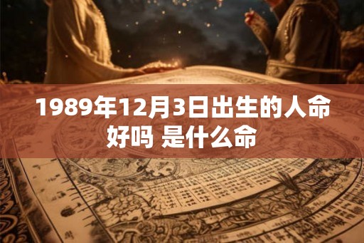 1989年12月3日出生的人命好吗 是什么命