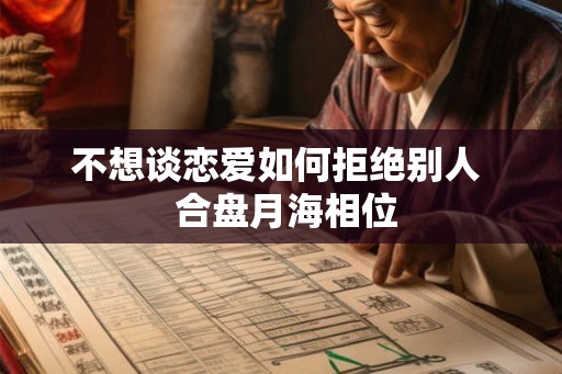 不想谈恋爱如何拒绝别人  合盘月海相位