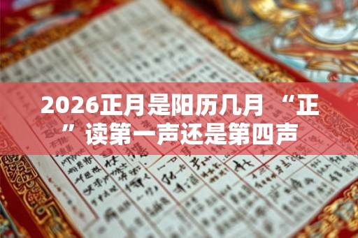 2026正月是阳历几月 “正”读第一声还是第四声