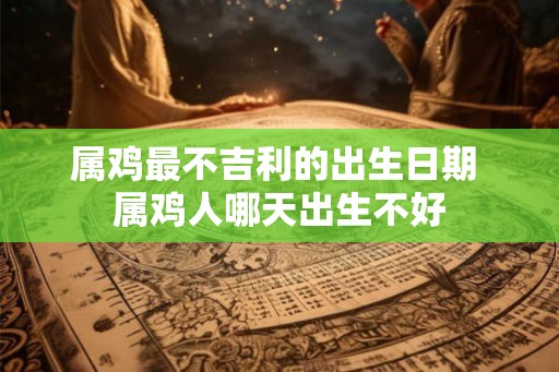属鸡最不吉利的出生日期 属鸡人哪天出生不好 属鸡最不吉利的出生日期 属鸡人哪天出生不好
