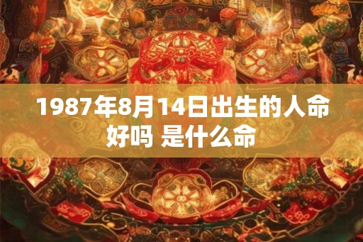 1987年8月14日出生的人命好吗 是什么命