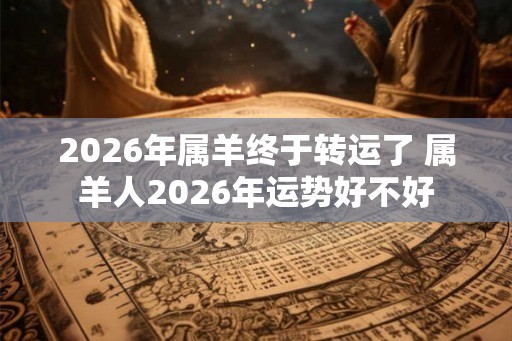 2026年属羊终于转运了 属羊人2026年运势好不好
