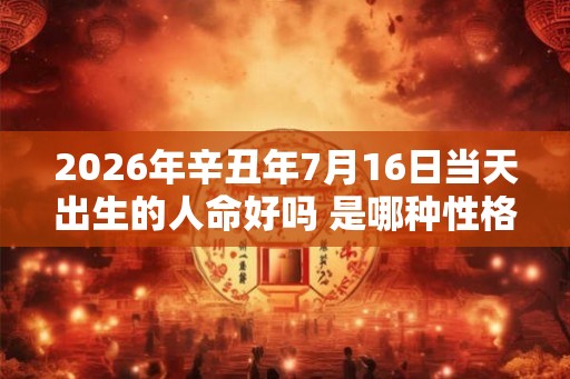 2026年辛丑年7月16日当天出生的人命好吗 是哪种性格