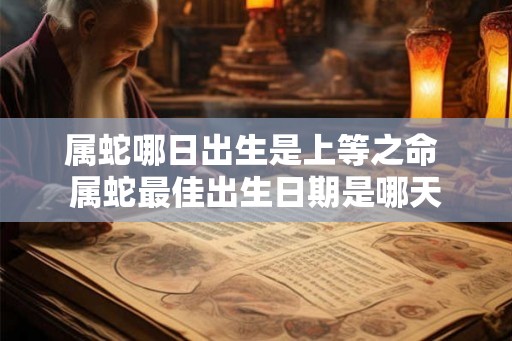 属蛇哪日出生是上等之命 属蛇最佳出生日期是哪天