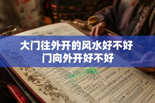 大门往外开的风水好不好 门向外开好不好 大门往外开的风水好不好 门向外开好不好