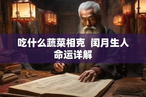 吃什么蔬菜相克  闰月生人命运详解