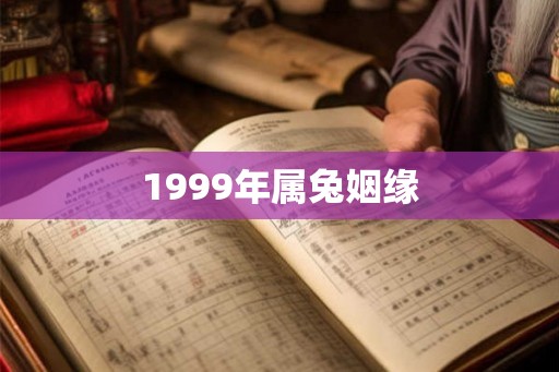 1999年属兔姻缘