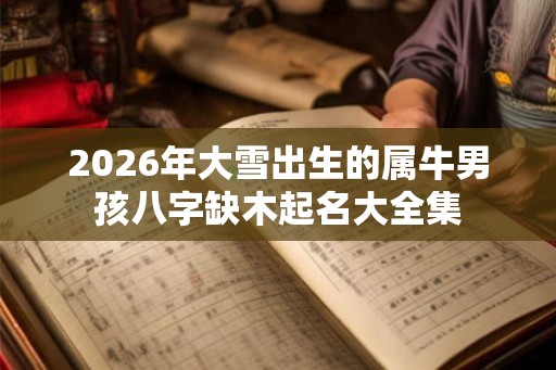 2026年大雪出生的属牛男孩八字缺木起名大全集