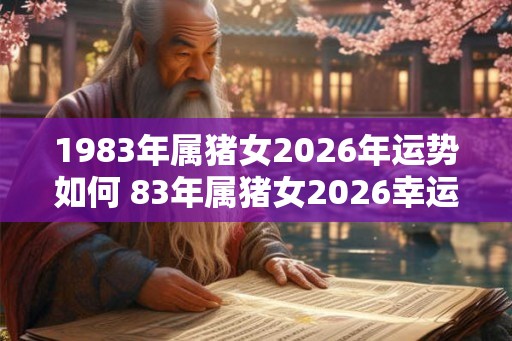 1983年属猪女2026年运势如何 83年属猪女2026幸运数字