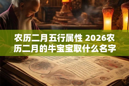 农历二月五行属性 2026农历二月的牛宝宝取什么名字好