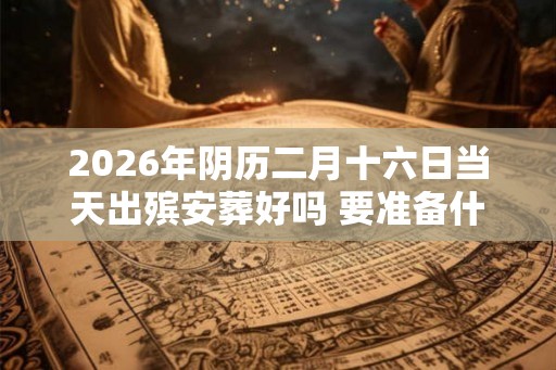 2026年阴历二月十六日当天出殡安葬好吗 要准备什么