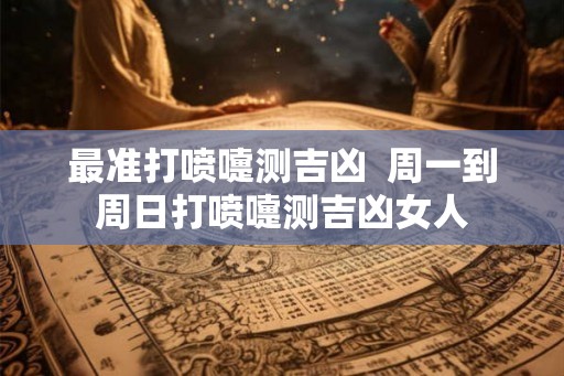 最准打喷嚏测吉凶 周一到周日打喷嚏测吉凶女人 最准打喷嚏测吉凶 周一到周日打喷嚏测吉凶女人